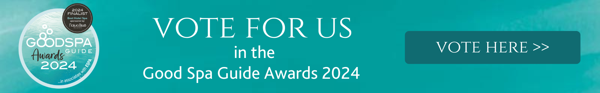 Vote for us at the Good Spa Guide Awards 2024!